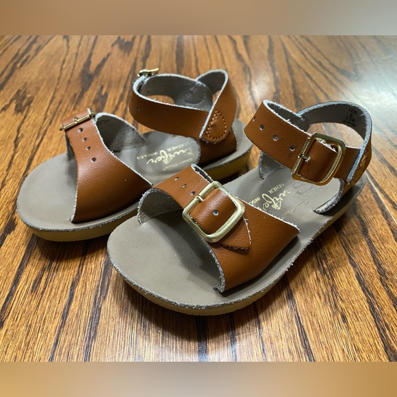 Salt Water Sandals by Hoy Other - Sun-San Salt Water Sandals, Surfer style, Hook & Loop, Tan, Toddler 6